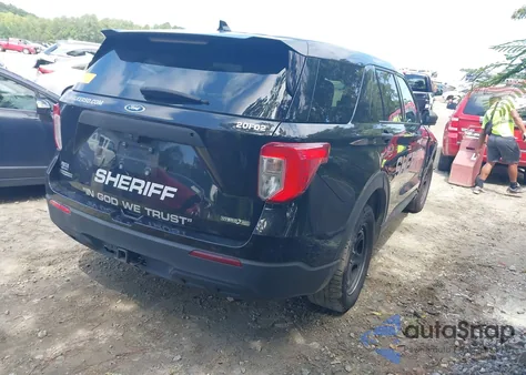 2020 Ford Explorer Police Interceptor из США, поврежденный, VIN 1FM5K8AB8LGD00858
